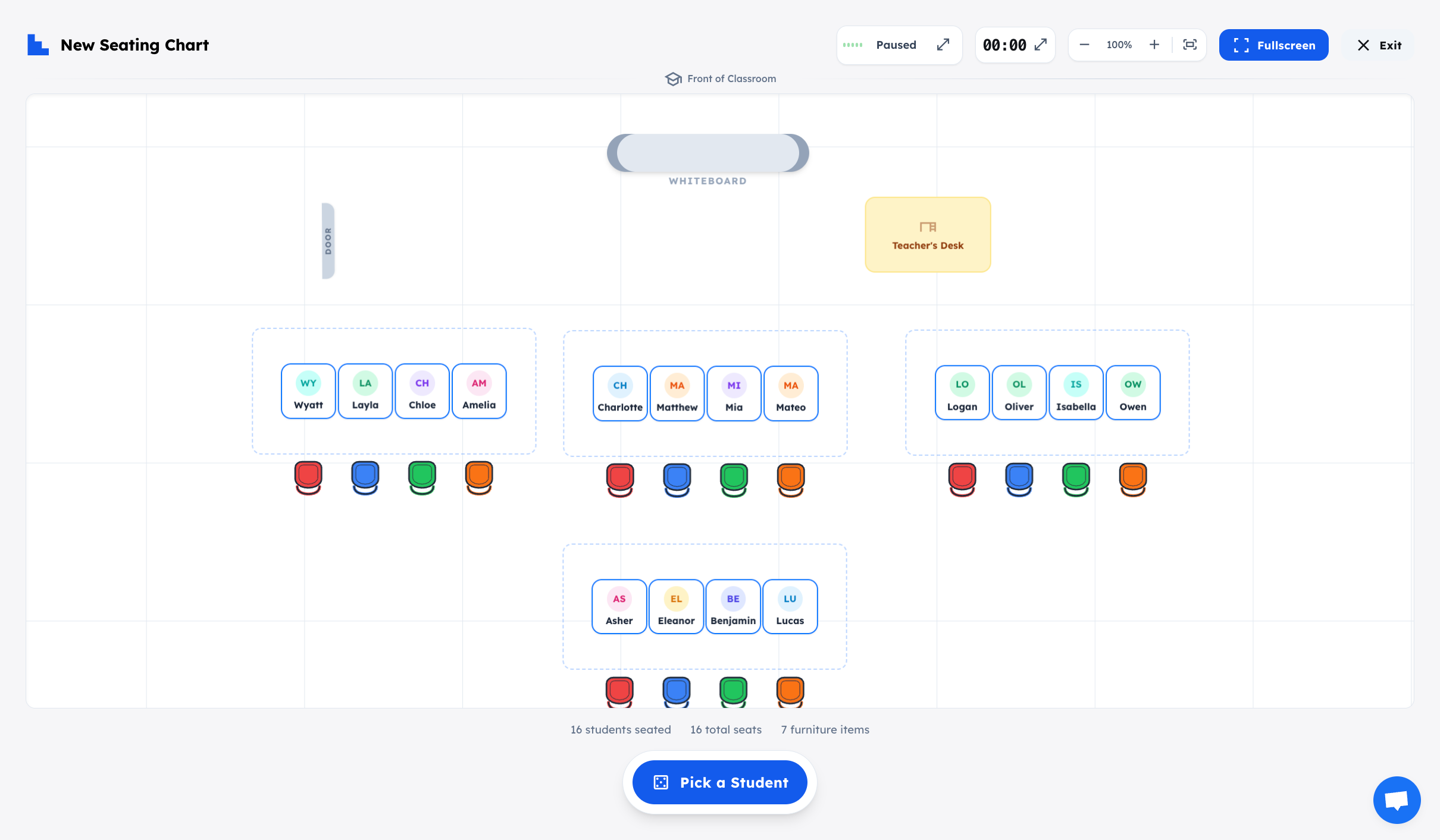 Free Classroom Seating Chart Generator (No Sign Up Required)